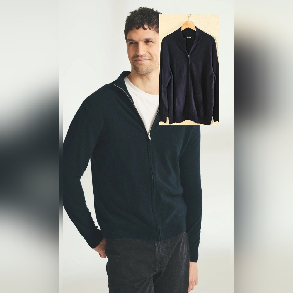 NAADAM Signature Cashmere Black Sweater.